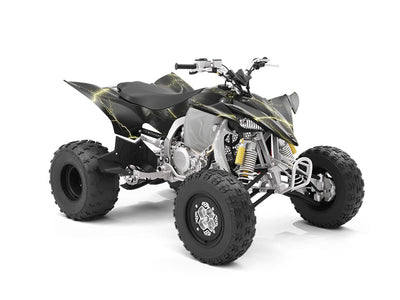 Yellow Lightning ATV Wrapping Vinyl
