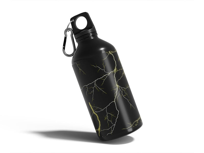 yellow lightning lightning Water Bottle DIY Stickers
