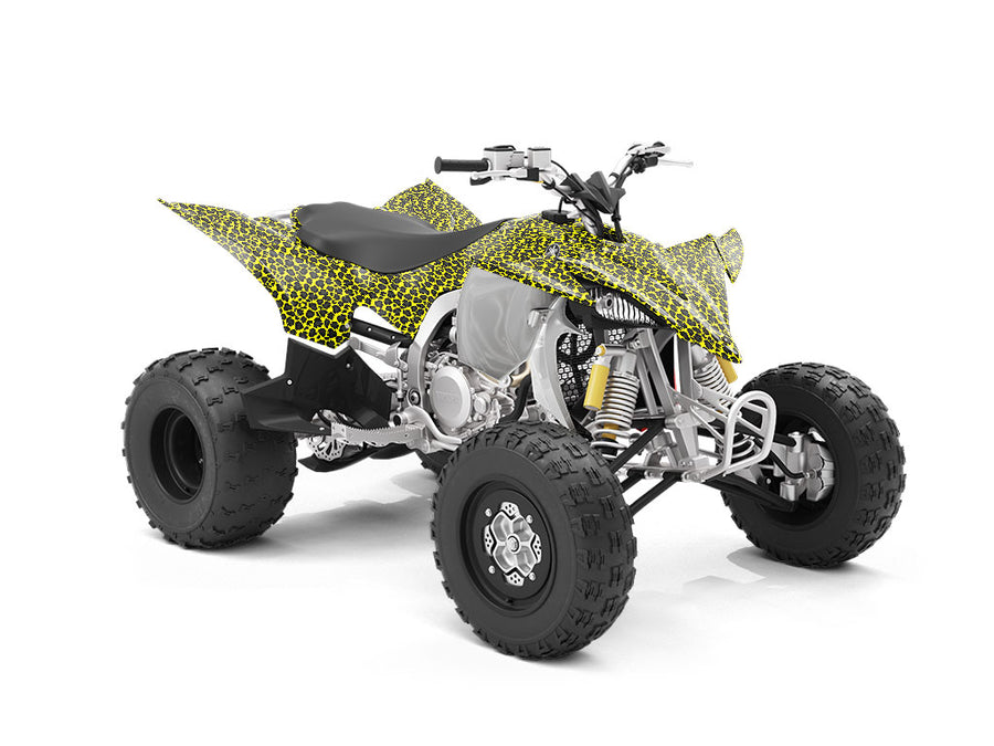 Yellow Panther ATV Wrapping Vinyl