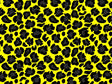 Yellow Panther Vinyl Wrap Pattern~Rwraps Series 914 Digitally Printed Vinyl Wrap~0