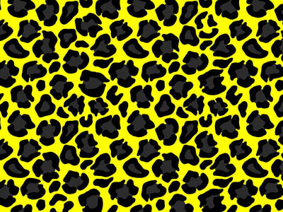 Yellow Panther Vinyl Wrap Pattern~Rwraps Series 914 Digitally Printed Vinyl Wrap~0