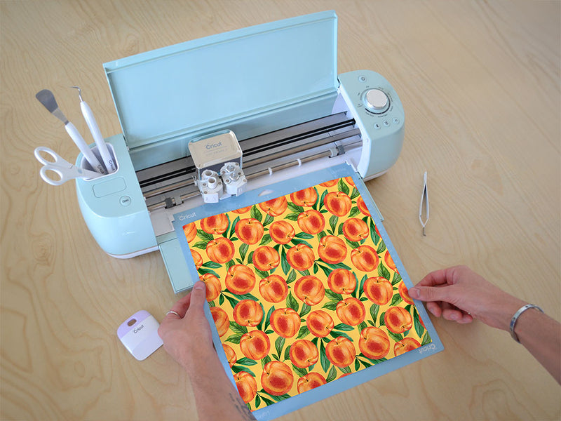 yellow peachy keen fruit Cricut Compatible Vinyl