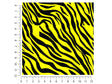 yellow tiger animal print 1ft x 1ft Craft Sheets