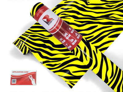 yellow tiger animal print Craft Vinyl Roll