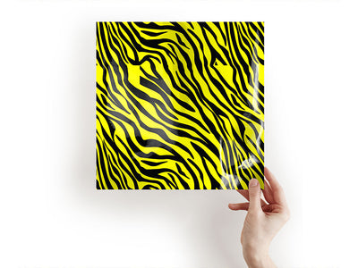 yellow tiger animal print Craft Sheets