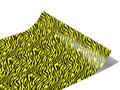 Yellow Tiger Vinyl Wraps~Rwraps Series 914 Digitally Printed Vinyl Wrap~1