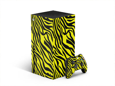 yellow tiger animal print XBOX DIY Decal