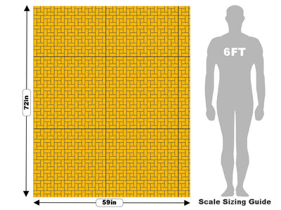 Yellow  Brick Vehicle Wrap Scale~Rwraps Series 914 Yellow  Brick Measurements~2
