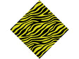 Yellow Zebra Vinyl Wrap Pattern
