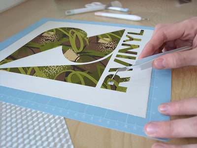 yes sir abstract geometric Easy Weed Craft Vinyl