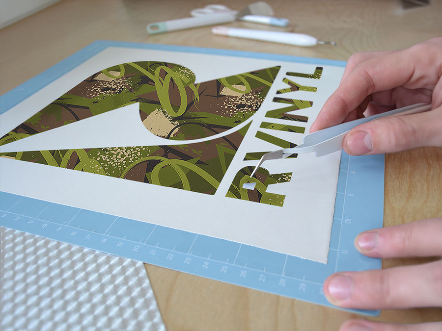 yes sir abstract geometric Easy Weed Craft Vinyl