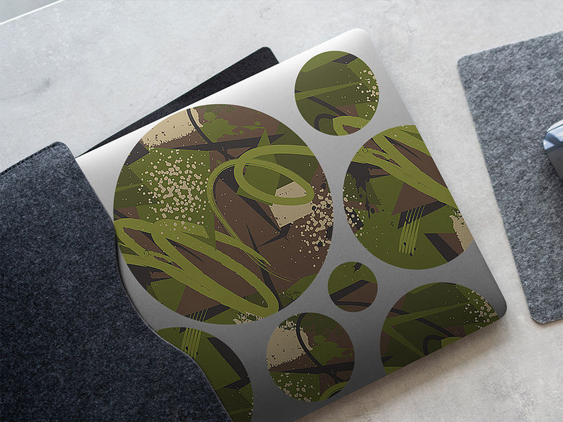 yes sir abstract geometric DIY Laptop Stickers