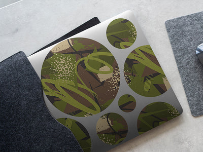 yes sir abstract geometric DIY Laptop Stickers