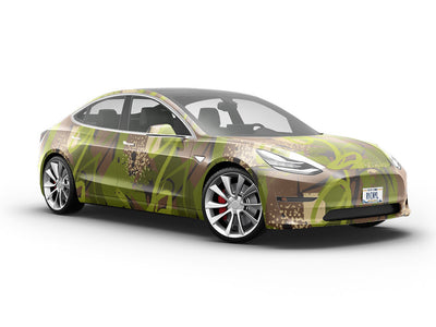 Yes Sir Abstract Vehicle Vinyl Wrap
