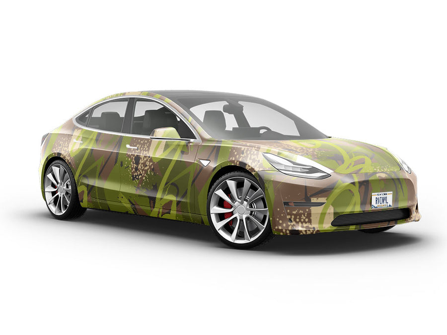 Yes Sir Abstract Vehicle Vinyl Wrap