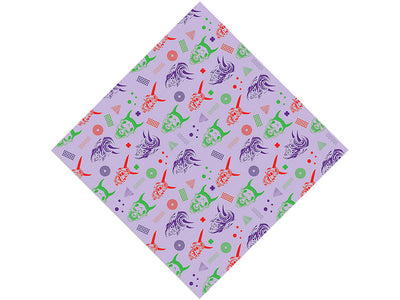 Yokai Masks Halloween Vinyl Wrap Pattern