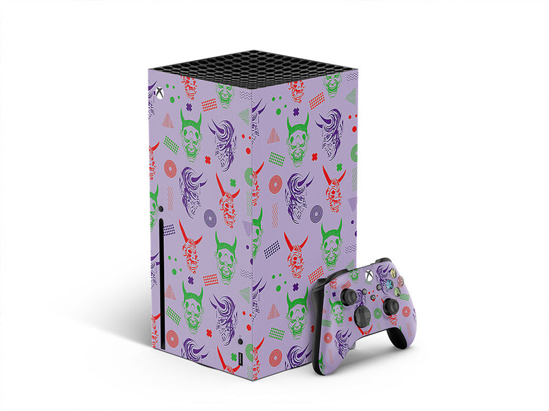 yokai masks halloween XBOX DIY Decal