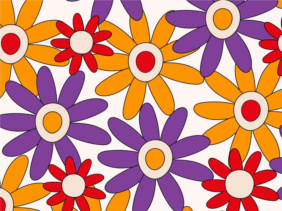 You Dig Retro Vinyl Wrap Pattern~Rwraps Series 914 Digitally Printed Vinyl Wrap~0