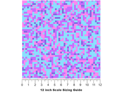 You Mauve Me Pixel Vinyl Film Pattern Size 12 inch Scale~Rwraps You Mauve Me Pixel Sizing Chart~2