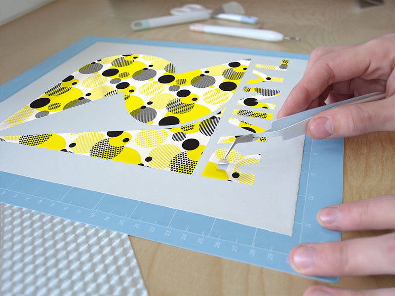 your marks abstract geometric Easy Weed Craft Vinyl