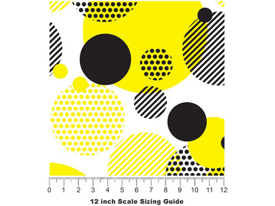 Your Marks Abstract Vinyl Film Pattern Size 12 inch Scale~Rwraps Your Marks Abstract Sizing Chart~2