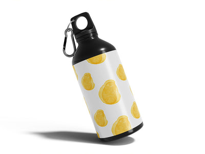 your vitamins watercolor Water Bottle DIY Stickers