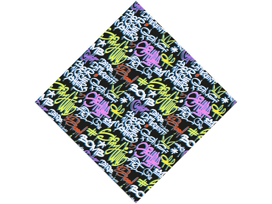 Your Voice Matters Graffiti Vinyl Wrap Pattern