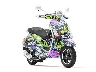 Your Voice Matters Graffiti Vespa Scooter Wrap Film