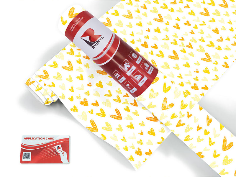 youthful love heart Craft Vinyl Roll