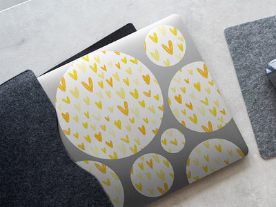 youthful love heart DIY Laptop Stickers