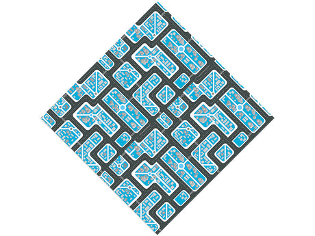 Zero Traffic Cityscape Vinyl Wrap Pattern