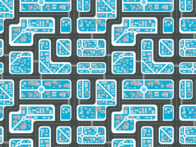 Zero Traffic Cityscape Vinyl Wrap Pattern~Rwraps Series 914 Digitally Printed Vinyl Wrap~0