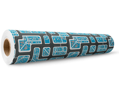Zero Traffic Cityscape Wrap Film Wholesale Roll~Rwraps Series 914 Digitally Printed Vinyl Roll~5