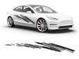 3M Black Zig Zag Body Graphic~Full Side Auto Decal Kit~0