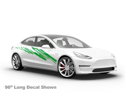 Zig Zag Car Sticker Body Graphic
