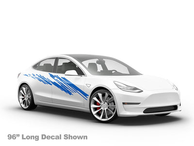 Zig Zag Car Sticker Body Graphic