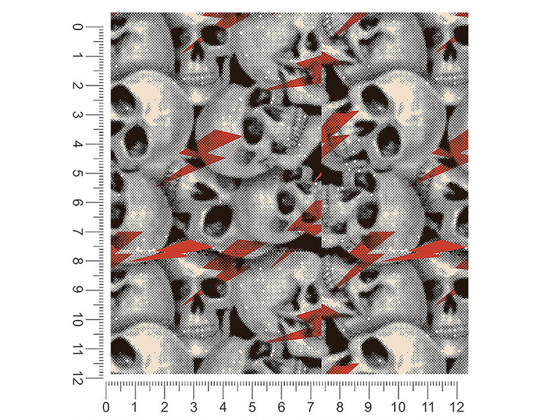 ziggy skulldust skull and bones 1ft x 1ft Craft Sheets