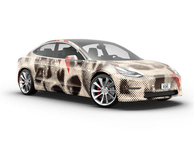 Ziggy Skulldust Halloween Vehicle Vinyl Wrap