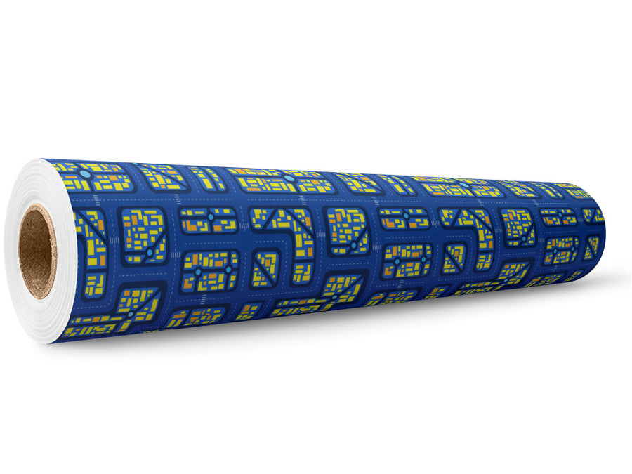 Zigzagging Roads Cityscape Wrap Film Wholesale Roll~Rwraps Series 914 Digitally Printed Vinyl Roll~5