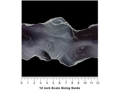 Zircon  Gemstone Vinyl Film Pattern Size 12 inch Scale~Rwraps Zircon  Gemstone Sizing Chart~2