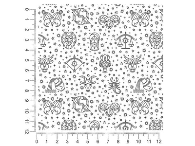 zodiac representatives astrology 1ft x 1ft Craft Sheets