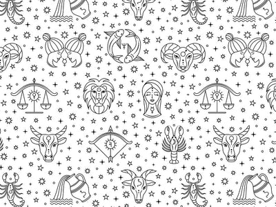 Zodiac Representatives Astrology Vinyl Wrap Pattern~Rwraps Series 914 Digitally Printed Vinyl Wrap~0