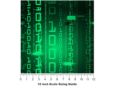 Zoom In Technology Vinyl Film Pattern Size 12 inch Scale~Rwraps Zoom In Technology Sizing Chart~3