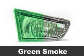 Green Headlight Tint Film