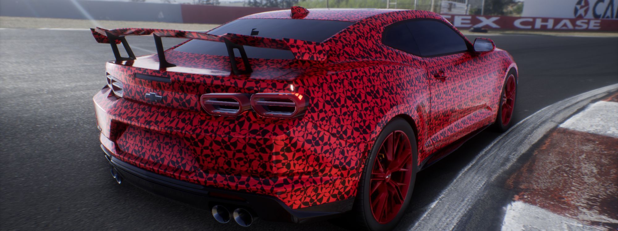 Red Abstract Geometric Wrap Films