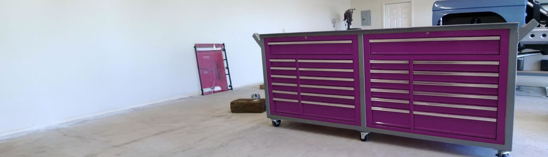 Purple Tool Cabinet Wraps