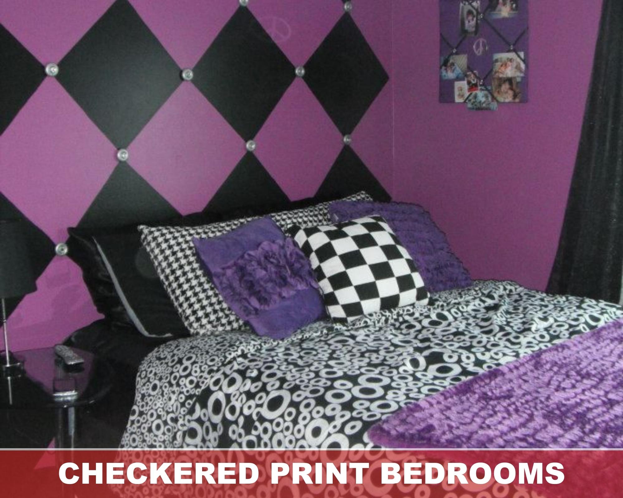 Purple Checkered Rwraps Wallpaper