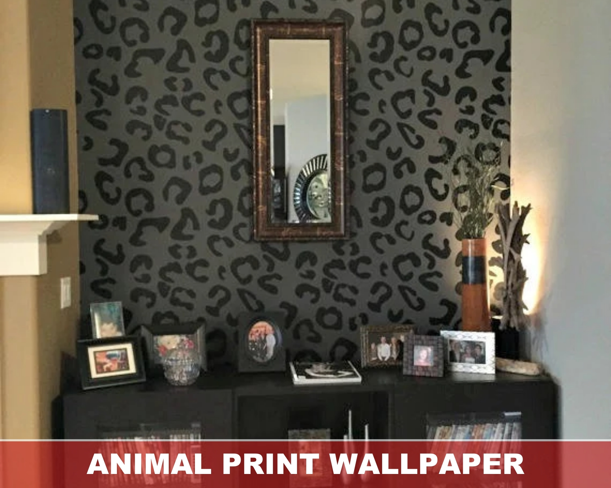 Gray Leopard Rwraps Wallpaper