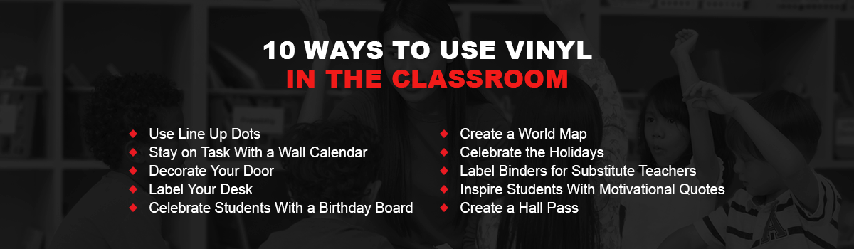 10 Ways to Use Vinyl in the Classroom