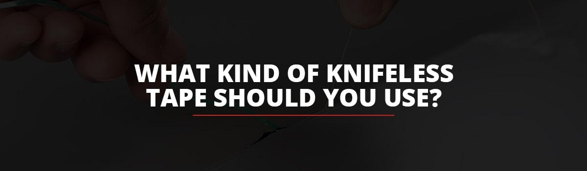 What Kind of Knifeless Tape Should You Use?